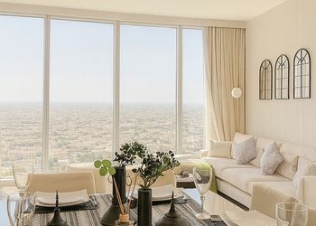 شقة بإطلالة مميزة على الرياض