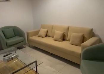 شاليه بمسبح خارجي وجلسة خارجية