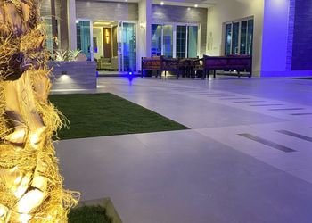 شاليه بالعاب مائية وغرفة نوم 