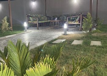 شاليه بالعاب مائية وجلسة خارجية 