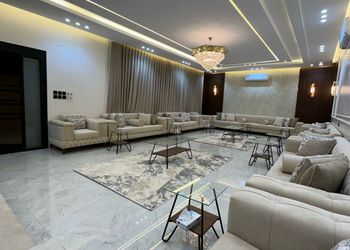 استراحة بتصميم فاخر ومجالس