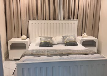شقة بغرفتين نوم وصالة 