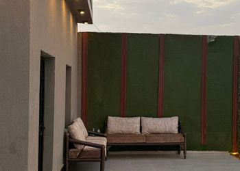 شالية انيق بجلسة خارجية ومسبح