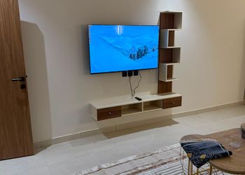 استديو بسرير ماستر وجلسة جانبية 