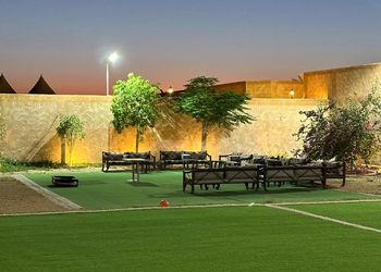 استراحة بملحق خارجي ومسبح