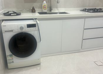 شقة بغرفتين نوم وصالة 