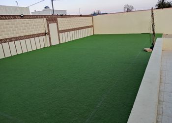 استراحة بمسطح اخضر ومجالس