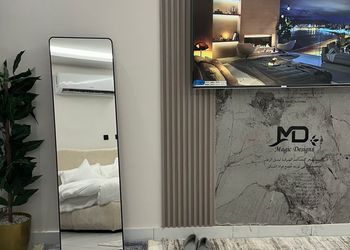استديو بأثاث مريح وبسيط 