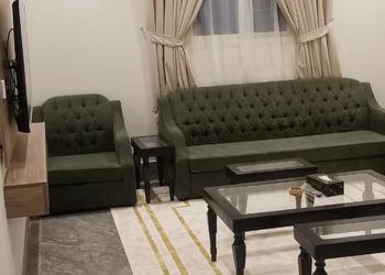 شقة بغرفة معيشة وغرفة نوم 