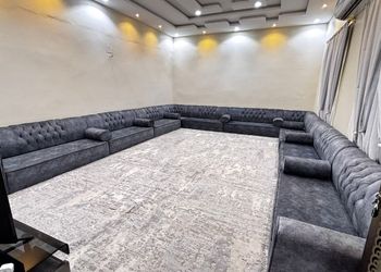 استراحة بجلسة خارجية ملعب كرة طائرة