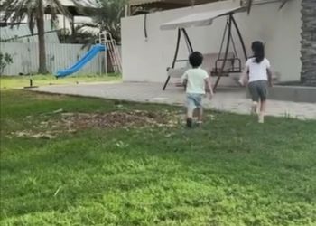 استراحة بركن شواء ومسبح