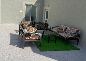 شاليه بألعاب مائية وجلسة 