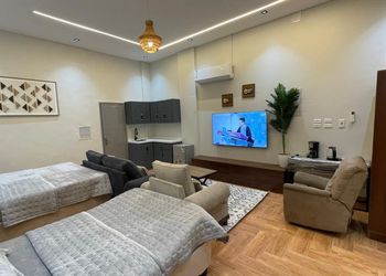 استديو هادئ بسرير ماستر ومفرد