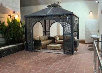 استراحة بملعب كرة قدم