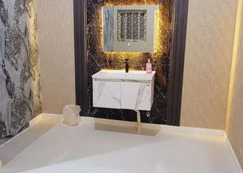 شاليه بمسطح اخضر ومسبح 