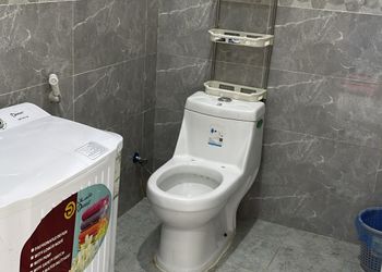 شاليه بجلسة خارجية وغرفة نوم 
