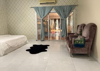 شالية بجلسة خارجية واجواء ممتعة 