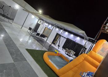 شاليه قسمين مسبح ملاعب ومسطحات