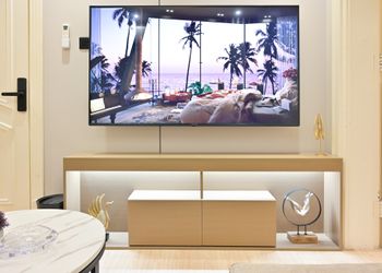 شقة بتصميم أنيق ودخول ذاتي