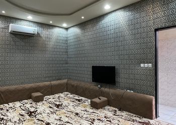 شاليه بألعاب مائية وجلسة خارجية