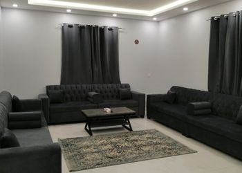 شقة بغرفتين نوم وصالة 