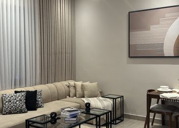 شقة مودرن مع صالة وإطلالة مميزة 