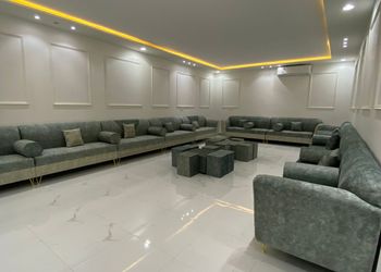 استراحة بمسطح اخضر ومجلس 