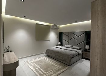 شقه مريحه دور ارضي بغرفتين نوم