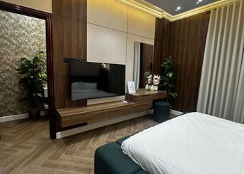 استديو بسرير ماستر وأثاث مريح 
