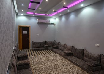 شاليه بألعاب مائية وجلسة خارجية