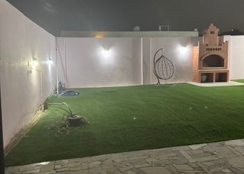 استراحة مع فناء الخارجي