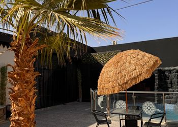 شاليه بمسطح اخضر