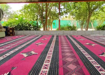 استراحه بإطلاله على مزرعه وحديقه