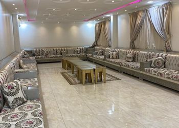 استراحة بمسطح اخضر وجلسة