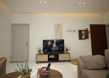 شقة بغرفة جلوس وغرفتين نوم 