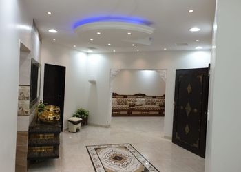 استراحة بمسطح اخضر وجلسة