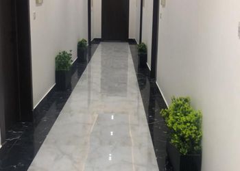 شقة بغرفة معيشة وغرفة نوم 