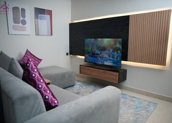 استديو بسرير ماستر وجلسة جانبية 