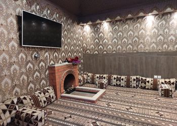 شاليه بغرفتين نوم و جلسة خارجية