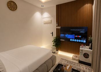 استديو بأثاث مريح وبسيط 