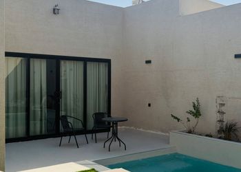شالية بجلسة خارجية واجواء ممتعة 