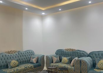 شقة بصالة وغرف نوم