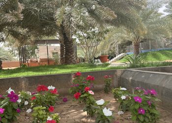 مزرعة بمسطح اخضر وجلسة خارجية 