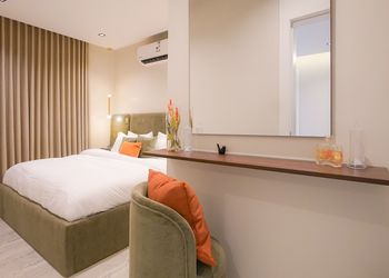 شقة أنيقة بصالة وغرفة نوم