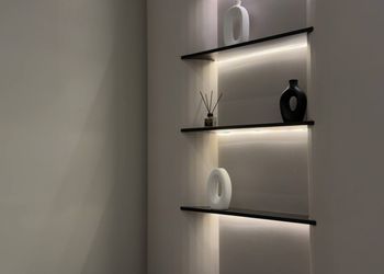 استديو بتصميم هادئ وسرير مريح 