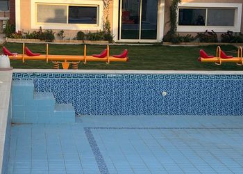 استراحة بألعاب مائية ومجالس واسعة