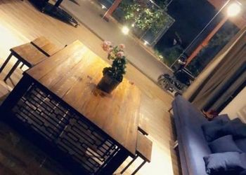 استراحة بمسبح وجلسة خارجية