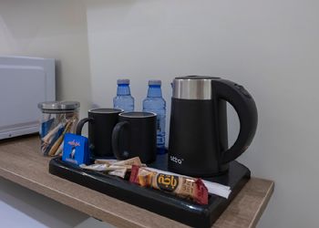 استديو بسرير مريح وتصميم هادئ 