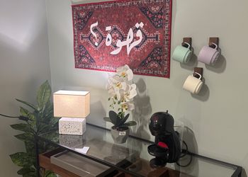 شقة غرفتين نوم وجلسة خارجية