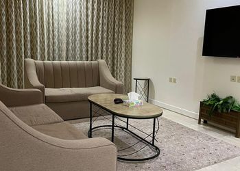 شقة بغرفتين نوم وصالة جلوس